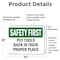 Signmission Safety Culture Sign, 24 in Width, Vinyl Decal, Rectangle OS-2PACK-SF-D-1824-L-10848 - alternate 4